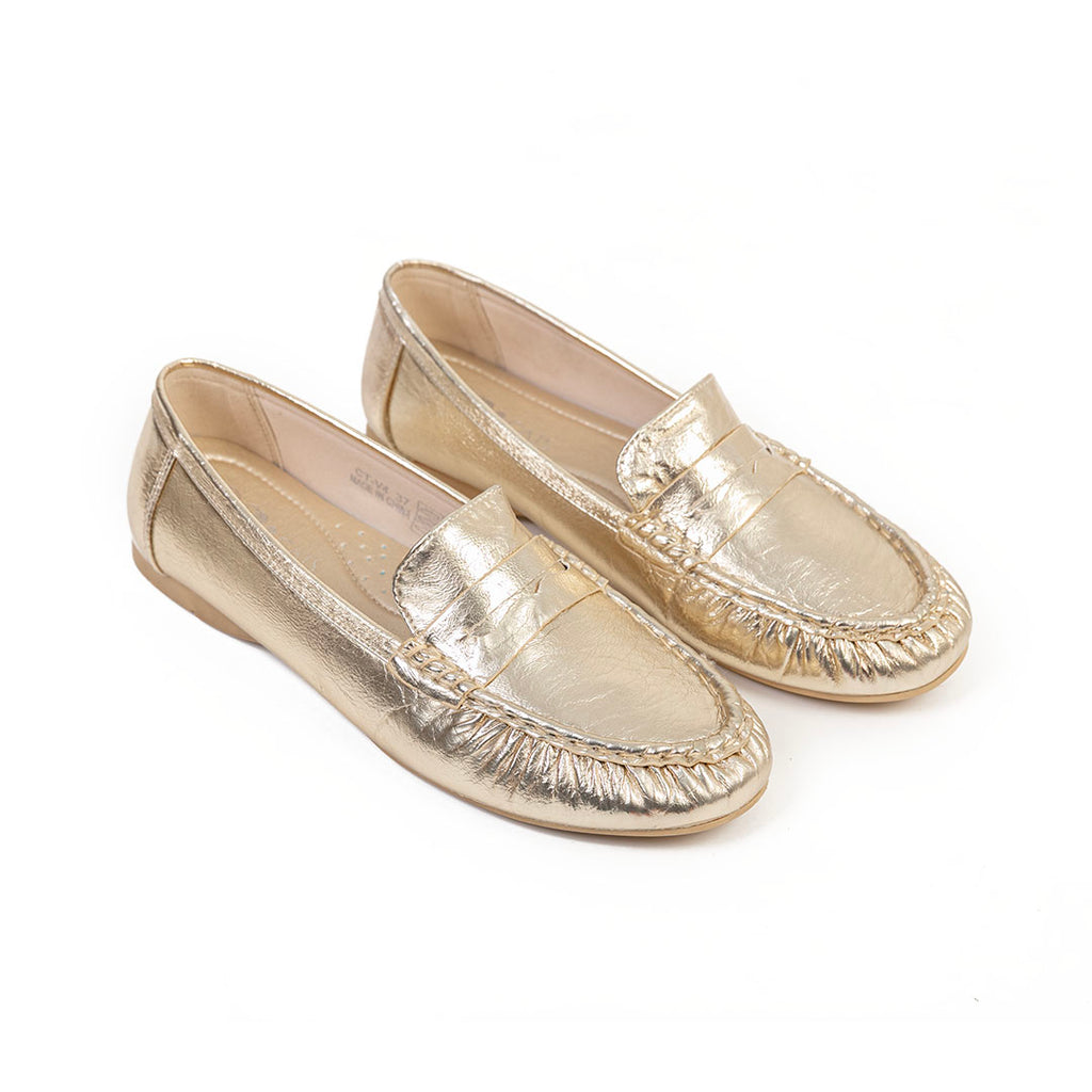 Loafers - Gold