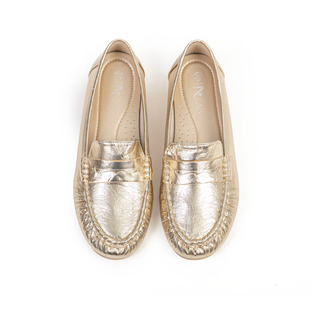 Loafers - Gold