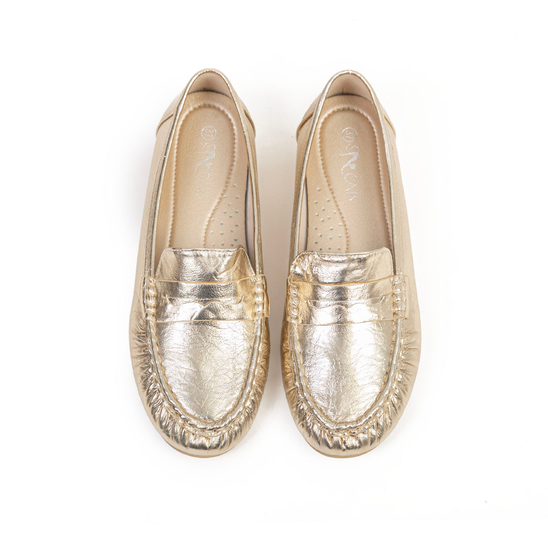 Loafers - Gold