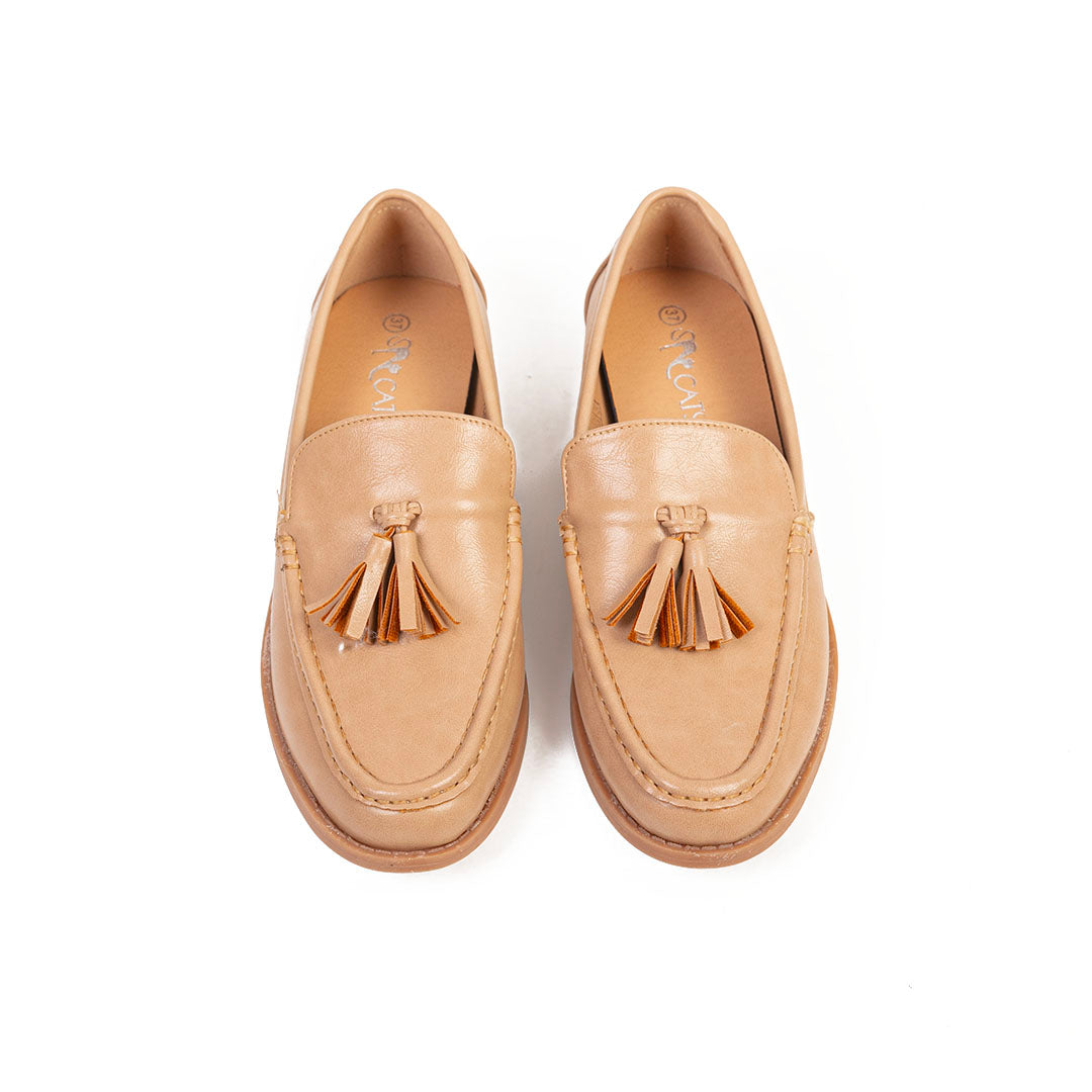 tassle loafers - Beige