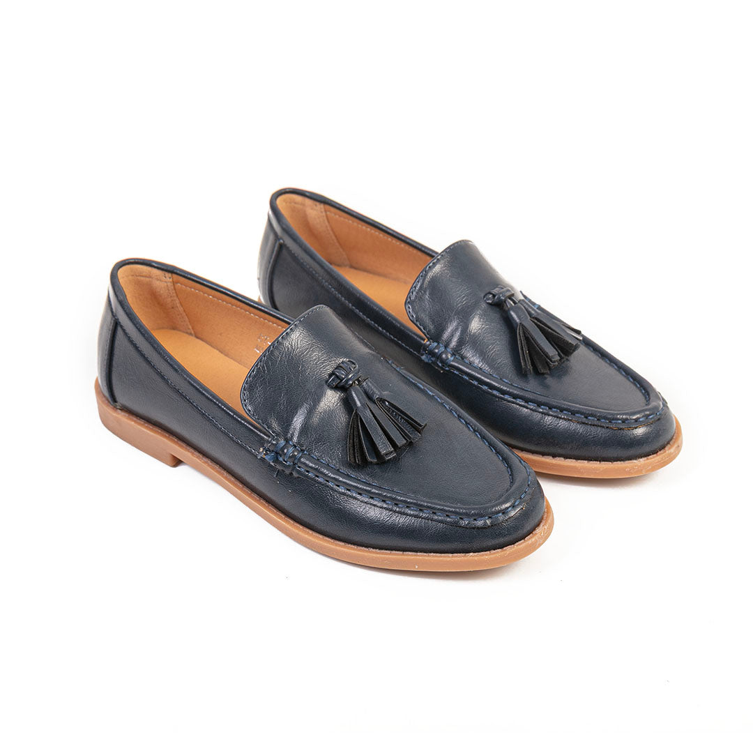 Tassle Loafers - Navy