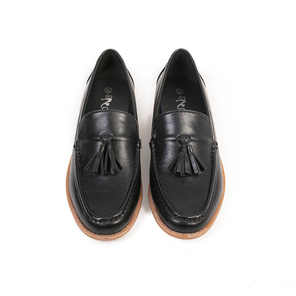 Tassle Loafers - Black