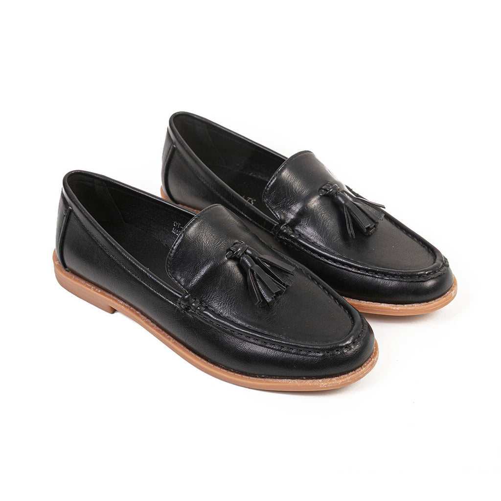Tassle Loafers - Black