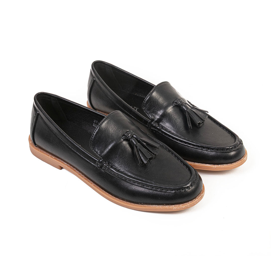 Tassle Loafers - Black