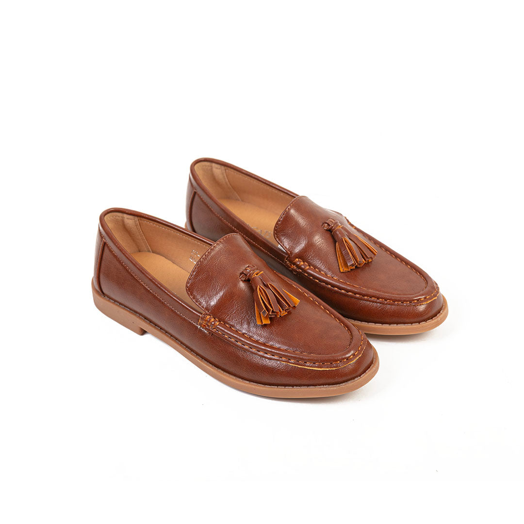 Tassle Loafers - Brown