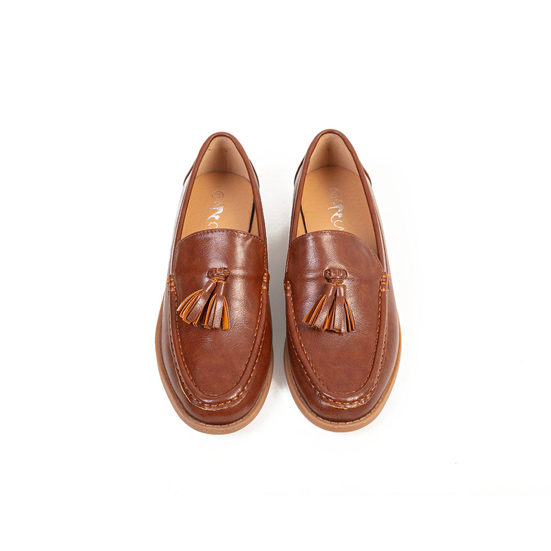 Tassle Loafers - Brown