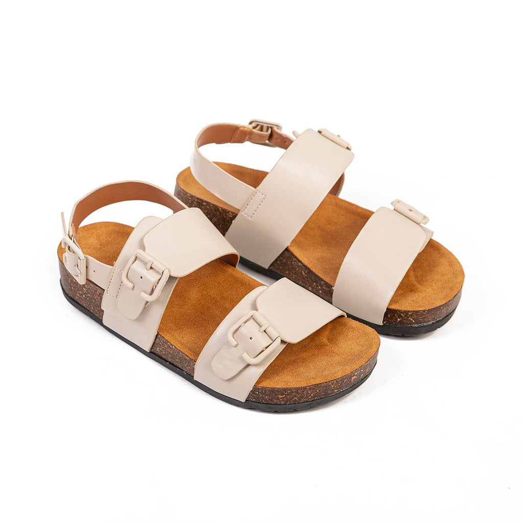 Luna Comfort Sandals – Beige