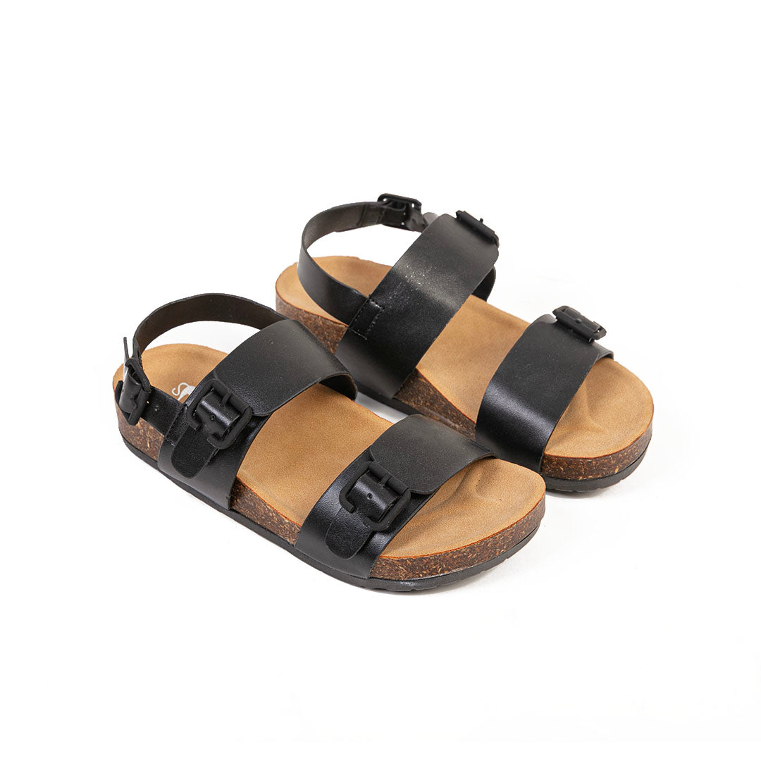 Luna Comfort Sandals – Black