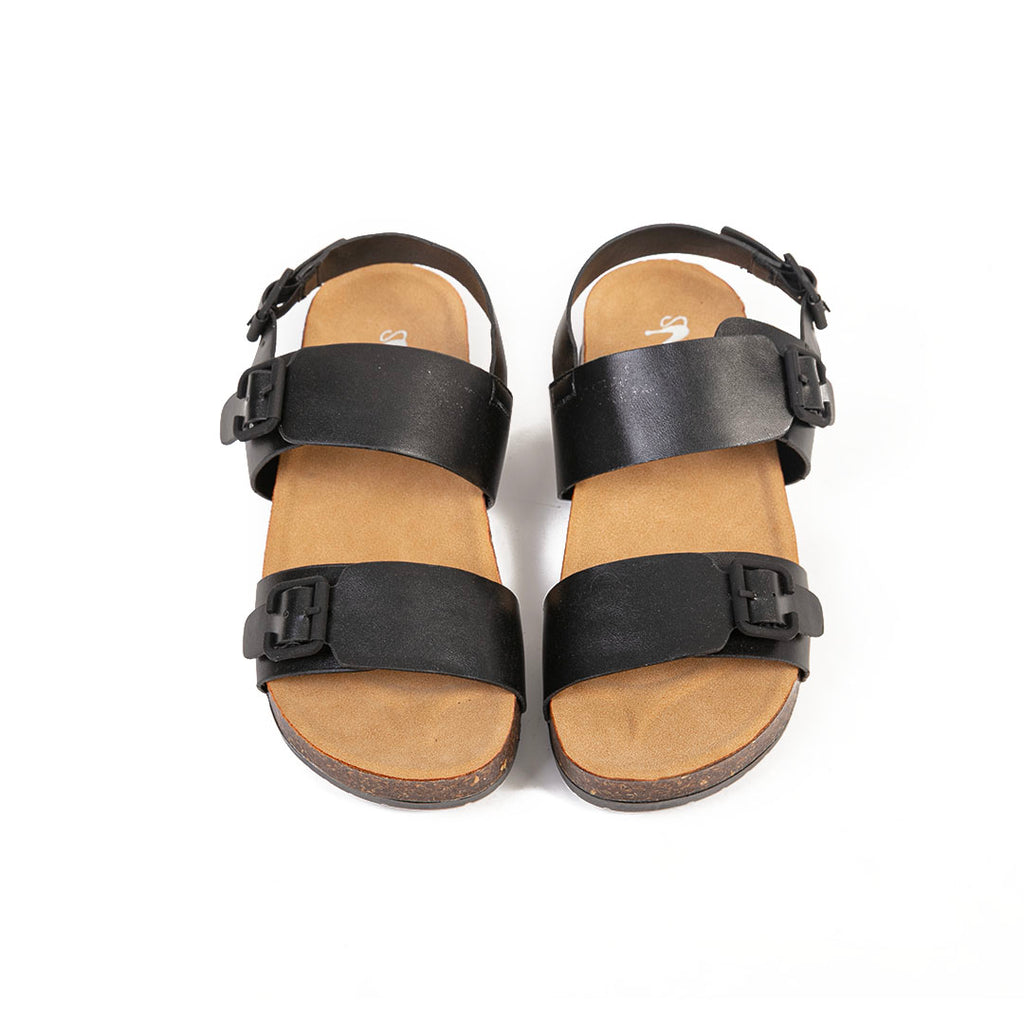 Luna Comfort Sandals – Black