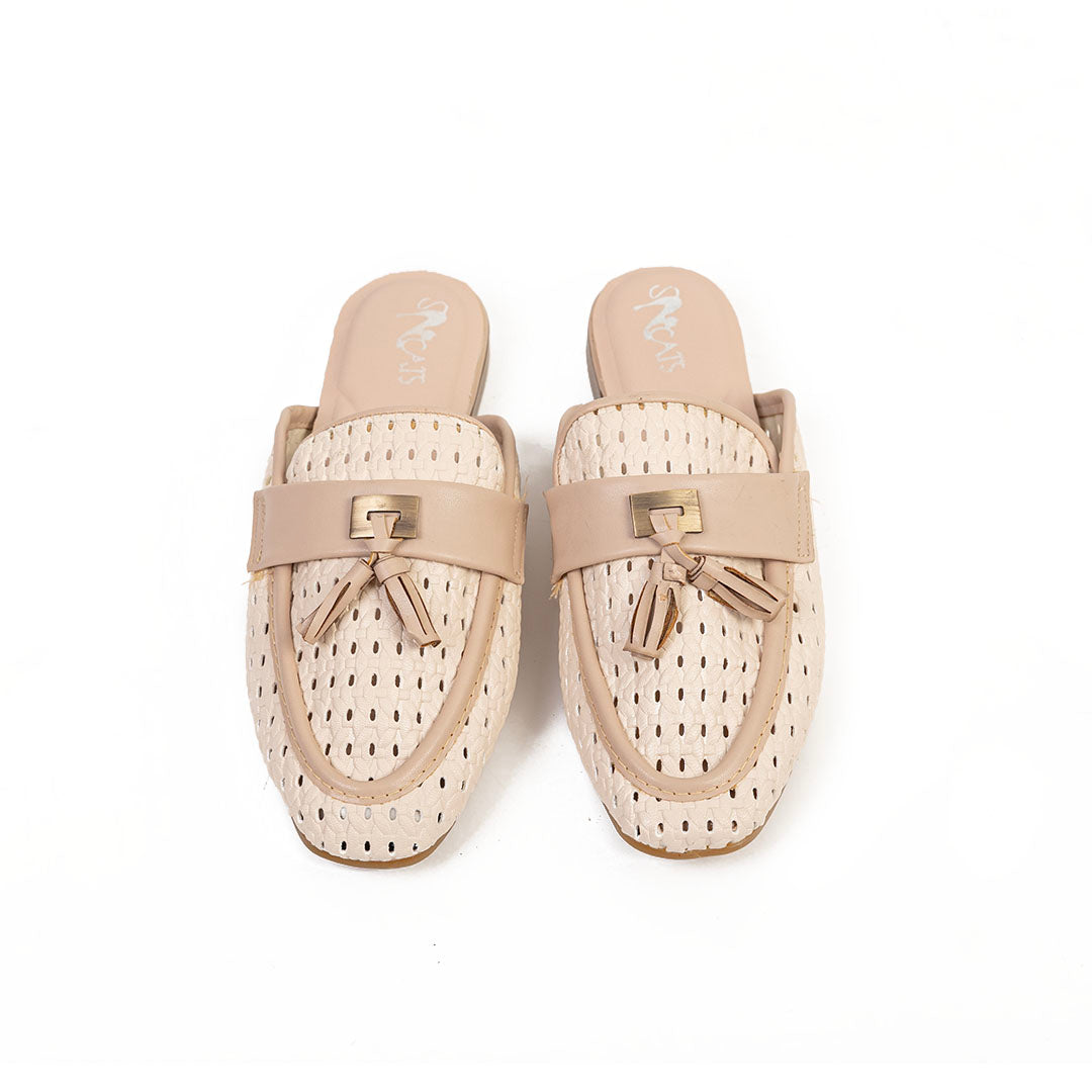 Perforated Mules - Off White