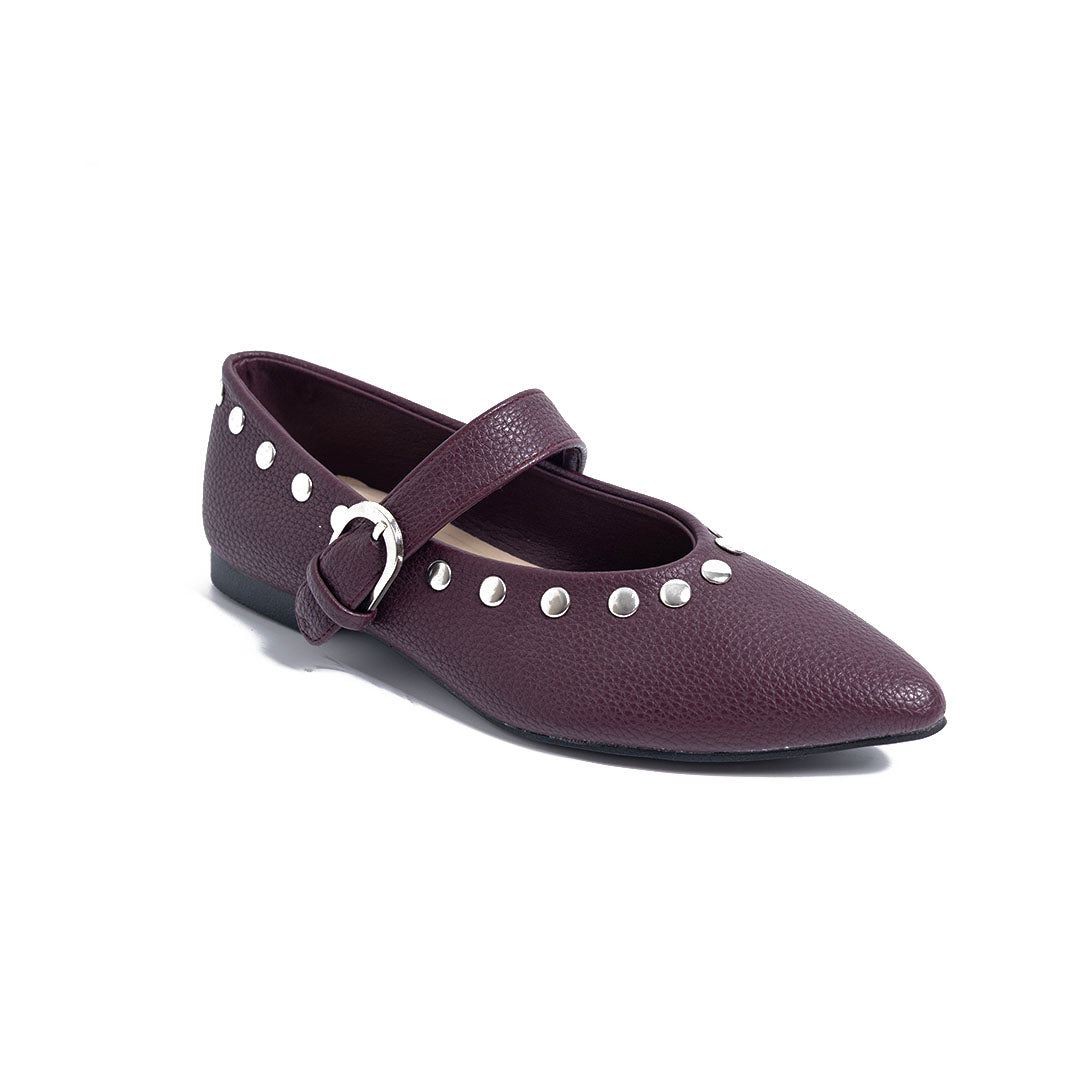 Pointed Ballerina - Burgandy