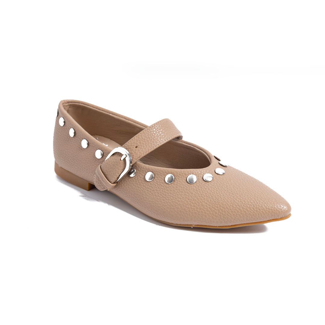 Pointed Ballerina - Beige